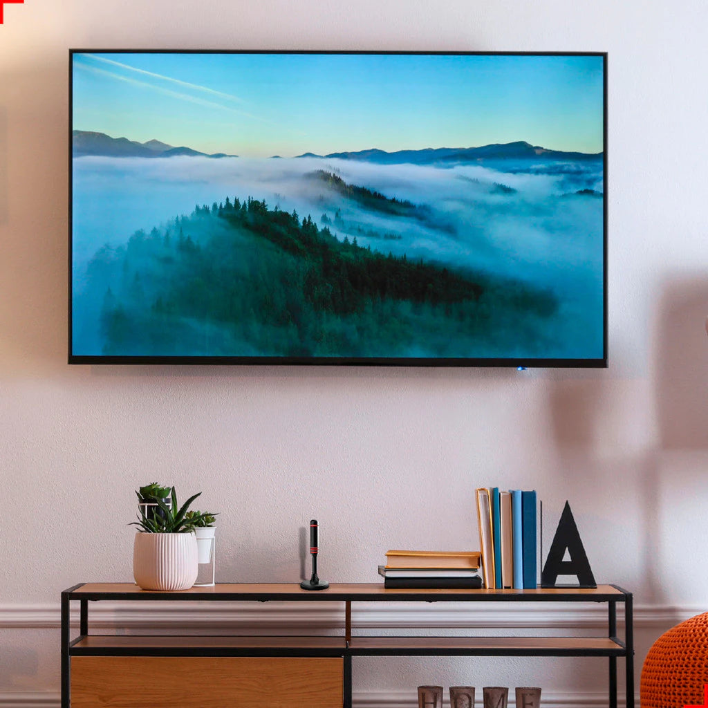Antena Digital Tv UHD 4K Range Base Magnética e Cabo de 5 metros Preto Avant
