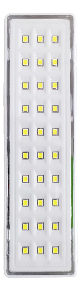 Luminária Led Emergência Barra 2w 6000K Branco Frio Bivolt Branco Avant
