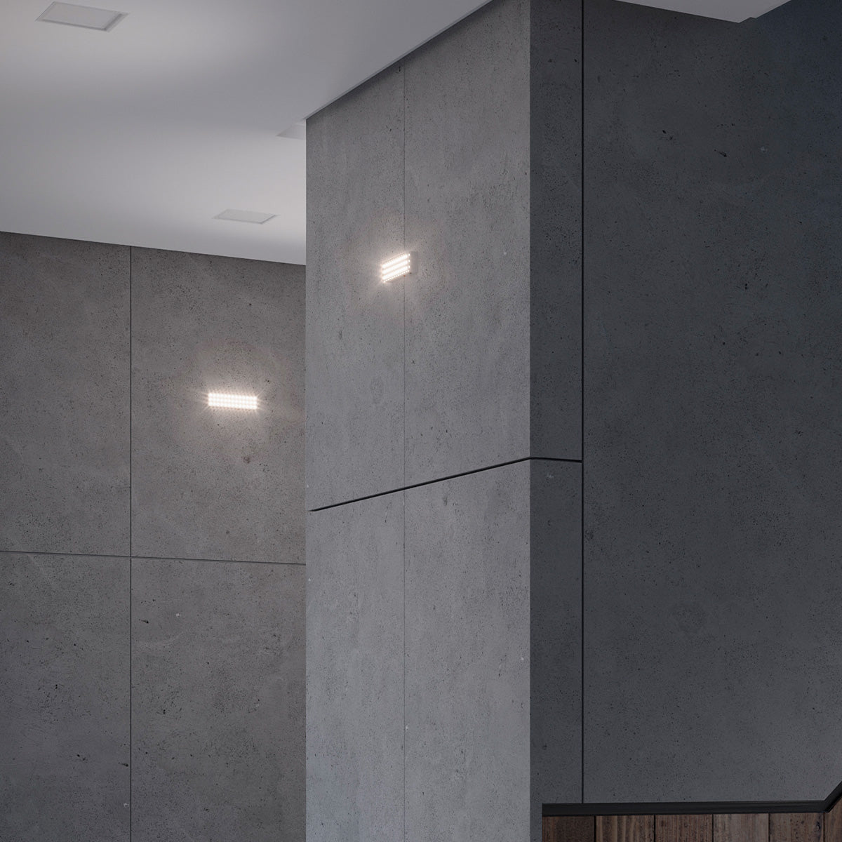 Luminária Led Emergência Barra 2w 6000K Branco Frio Bivolt Branco Avant