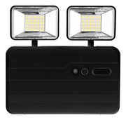 Luminaria Led Emergencia Bloco Evo 12w 6000K Branco Frio Bivolt Preto Avant
