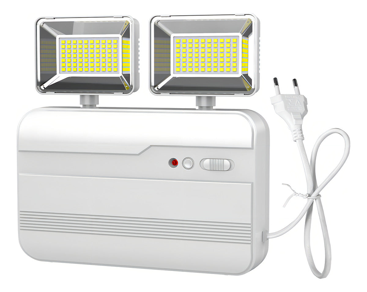 Luminaria Led Emergencia Bloco Evo 18w 6000K Branco Frio Bivolt Branco Avant Pro
