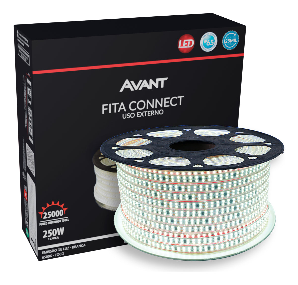 Fita Led Connect 5w 6500k Branco Frios 500lm IP65 127v Avant